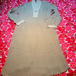 Vintage Angelheart Design reversible Patterned Dress